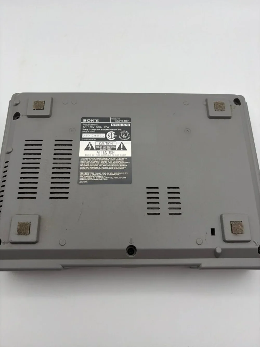 Sony PlayStation 1 SCPH-9001 PS1 Console Only For Parts or Repair